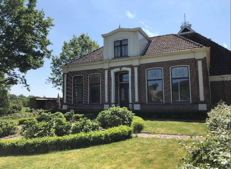 Villa Statige Boerderijwoning Met Vrij Uitzicht En Tuin à Hoogzand Extérieur photo