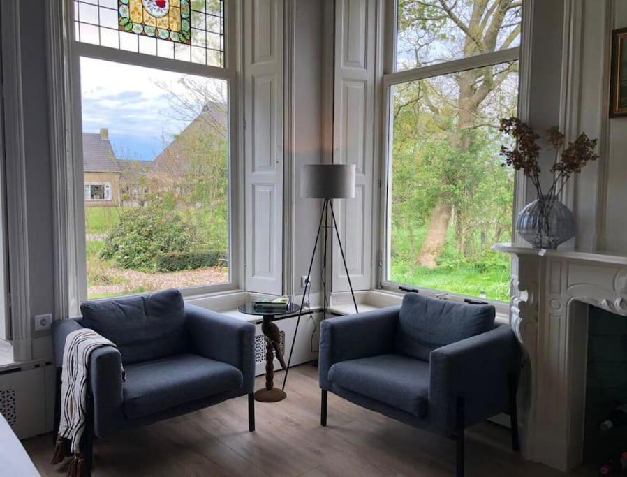 Villa Statige Boerderijwoning Met Vrij Uitzicht En Tuin à Hoogzand Extérieur photo