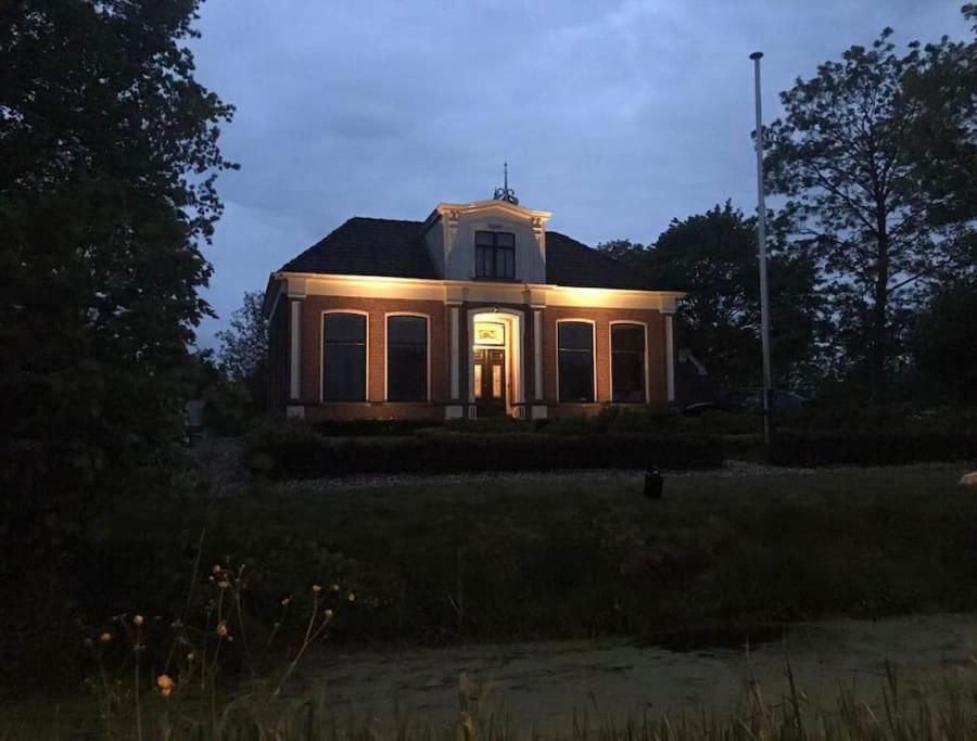 Villa Statige Boerderijwoning Met Vrij Uitzicht En Tuin à Hoogzand Extérieur photo